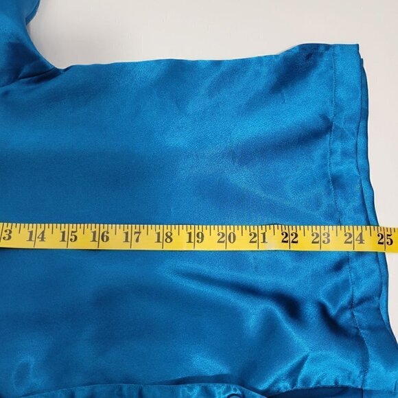 Victoria's Secret Women's Vintage Gold Label Satin/Polyester Button Up Size L - Picture 11 of 12